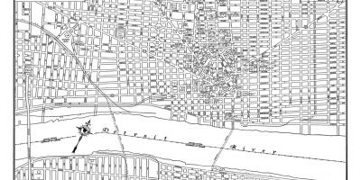 Kota Detroit street map